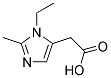 (3-ETHYL-2-METHYL-3H-IMIDAZOL-4-YL)-ACETIC ACID Struktur