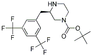 (R)-3-(3,5-BIS-TRIFLUOROMETHYL-BENZYL)-PIPERAZINE-1-CARBOXYLIC ACID TERT-BUTYL ESTER Struktur