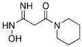 N-HYDROXY-3-OXO-3-PIPERIDIN-1-YL-PROPIONAMIDINE Struktur