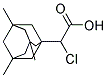 ALPHA-CHLORO-3,5,7-TRIMETHYL-1-ADAMANTANEACETIC ACID Struktur