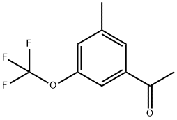 3'-METHYL-5'-(TRIFLUOROMETHOXY)ACETOPHENONE Struktur