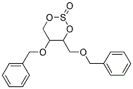 5-BENZYLOXY-4-BENZYLOXYMETHYL-[1,3,2]DIOXATHIIANE 2-OXIDE Struktur