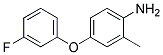 4-(3-FLUOROPHENOXY)-2-METHYLANILINE Struktur