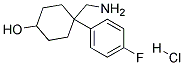 4-(AMINOMETHYL)-4-(4-FLUOROPHENYL)CYCLOHEXANOL HYDROCHLORIDE Struktur