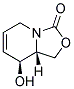 (8S,8AR)-8-HYDROXY-1,5,8,8A-TETRAHYDRO-OXAZOLO[3,4-A]PYRIDIN-3-ONE Struktur