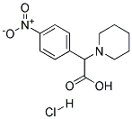 (4-NITRO-PHENYL)-PIPERIDIN-1-YL-ACETIC ACID HYDROCHLORIDE Struktur