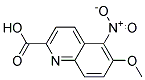 6-METHOXY-5-NITROQUINOLINE-2-CARBOXYLIC ACID Struktur