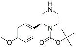 (S)-2-(4-METHOXY-PHENYL)-PIPERAZINE-1-CARBOXYLIC ACID TERT-BUTYL ESTER Struktur