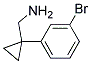 C-[1-(3-BROMO-PHENYL)-CYCLOPROPYL]-METHYLAMINE Struktur