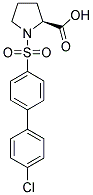 1-[(4'-CHLORO[1,1'-BIPHENYL]-4-YL)SULFONYL]PROLINE Struktur