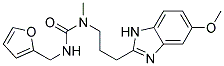 N'-(2-FURYLMETHYL)-N-[3-(5-METHOXY-1H-BENZIMIDAZOL-2-YL)PROPYL]-N-METHYLUREA Struktur