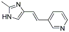 3-[2-(2-METHYL-1H-IMIDAZOL-4-YL)-VINYL]-PYRIDINE Struktur
