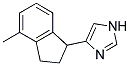 4-(4-METHYL-INDAN-1-YL)-1H-IMIDAZOLE Struktur