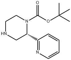 (S)-2-PYRIDIN-2-YL-PIPERAZINE-1-CARBOXYLIC ACID TERT-BUTYL ESTER Struktur