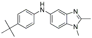 (4-TERT-BUTYL-PHENYL)-(1,2-DIMETHYL-1H-BENZOIMIDAZOL-5-YL)-AMINE Struktur