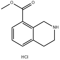 8-METHOXYCARBONYL-1,2,3,4-TETRAHYDROISOQUINOLINE HCL Struktur