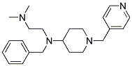 N-BENZYL-N',N'-DIMETHYL-N-[1-(PYRIDIN-4-YLMETHYL)PIPERIDIN-4-YL]ETHANE-1,2-DIAMINE Struktur