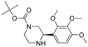 (R)-3-(2,3,4-TRIMETHOXY-PHENYL)-PIPERAZINE-1-CARBOXYLIC ACID TERT-BUTYL ESTER Struktur