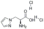 (S)-2-AMINO-3-PYRAZOL-1-YL-PROPIONIC ACID DIHYDROCHLORIDE Struktur