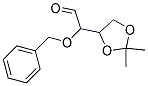 BENZYLOXY-(2,2-DIMETHYL-[1,3]DIOXOLAN-4-YL)-ACETALDEHYDE Struktur