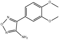 4-(3,4-DIMETHOXYPHENYL)-1,2,5-OXADIAZOL-3-AMINE Struktur