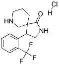 4-(2-(TRIFLUOROMETHYL)PHENYL)-2,7-DIAZASPIRO[4.5]DECAN-1-ONE HYDROCHLORIDE Struktur