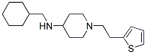 N-(CYCLOHEXYLMETHYL)-1-[2-(2-THIENYL)ETHYL]PIPERIDIN-4-AMINE Struktur