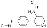 3-(4-FLUOROPHENYL)PIPERIDIN-4-AMINE DIHYDROCHLORIDE Struktur