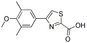 4-(4-METHOXY-3,5-DIMETHYLPHENYL)-1,3-THIAZOLE-2-CARBOXYLIC ACID Struktur