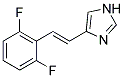 4-[2-(2,6-DIFLUORO-PHENYL)-VINYL]-1H-IMIDAZOLE Struktur