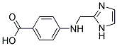 4-[(1H-IMIDAZOL-2-YLMETHYL)-AMINO]-BENZOIC ACID Struktur