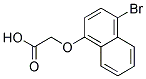 (4-BROMO-NAPHTHALEN-1-YLOXY)-ACETIC ACID Struktur