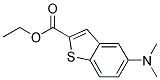 5-DIMETHYLAMINO-BENZO[B]THIOPHENE-2-CARBOXYLIC ACID ETHYL ESTER Struktur