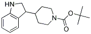 TERT-BUTYL 4-(2,3-DIHYDRO-1H-INDOL-3-YL)PIPERIDINE-1-CARBOXYLATE Struktur