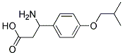 3-AMINO-3-(4-ISOBUTOXY-PHENYL)-PROPIONIC ACID Struktur