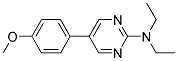 N,N-DIETHYL-5-(4-METHOXYPHENYL)PYRIMIDIN-2-AMINE Struktur