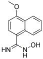 N-HYDROXY-4-METHOXY-NAPHTHALENE-1-CARBOXAMIDINE Struktur