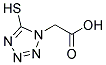 5-Mercaptotetrazol-1-acetic acid Struktur