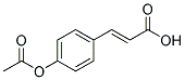 3-[4-(ACETYLOXY)-PHENYL]-2-PROPENOIC ACID Struktur