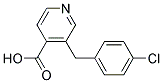 3-[(4-CHLOROPHENYL)METHYL]-4-PYRIDINECARBOXYLIC ACID Struktur