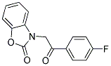 3-[2-(4-FLUOROPHENYL)-2-OXOETHYL]-3H-BENZOOXAZOL-2-ONE Struktur