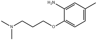 N-[3-(2-AMINO-4-METHYLPHENOXY)PROPYL]-N,N-DIMETHYLAMINE Struktur