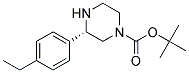 (S)-3-(4-ETHYL-PHENYL)-PIPERAZINE-1-CARBOXYLIC ACID TERT-BUTYL ESTER Struktur