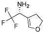 (R)-1-(4,5-DIHYDRO-FURAN-3-YL)-2,2,2-TRIFLUORO-ETHYLAMINE Struktur