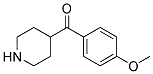 (4-METHOXYPHENYL)(PIPERIDIN-4-YL)METHANONE Struktur