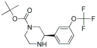 (R)-3-(3-TRIFLUOROMETHOXY-PHENYL)-PIPERAZINE-1-CARBOXYLIC ACID TERT-BUTYL ESTER Struktur