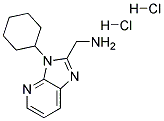 C-(3-CYCLOHEXYL-3H-IMIDAZO[4,5-B]PYRIDIN-2-YL)-METHYLAMINE DIHYDROCHLORIDE Struktur