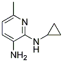 N2-CYCLOPROPYL-6-METHYL-PYRIDINE-2,3-DIAMINE Struktur