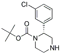 (R)-2-(3-CHLORO-PHENYL)-PIPERAZINE-1-CARBOXYLIC ACID TERT-BUTYL ESTER Struktur