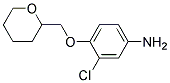 3-CHLORO-4-(TETRAHYDRO-2H-PYRAN-2-YLMETHOXY)-PHENYLAMINE Struktur